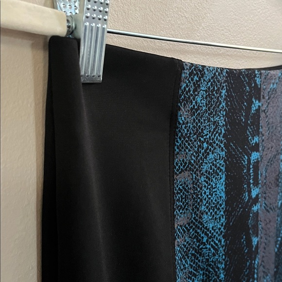 Alfani 2 piece sleeveless blouse and skirt size 8/medium black/teal - Picture 4 of 15